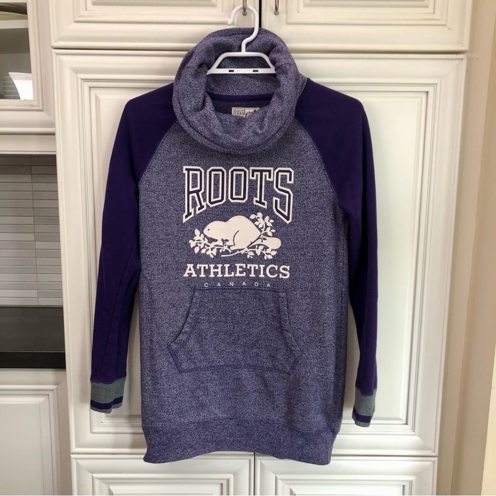 Roots Cabin girl’s hooded sweatshirt dress / tunic